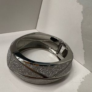 Express Silver Sparkle Bangle